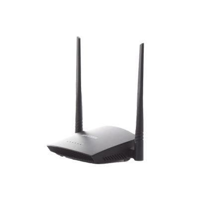 Router Inalámbrico WISP en Banda 2.4 GHz / Hasta 300 Mbps / 4 Puertos 10/100 Mbps /  2 Antenas Omnidireccional de 5 dBi / Interior