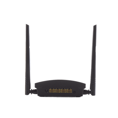 Router Inalámbrico WISP en Banda 2.4 GHz / Hasta 300 Mbps / 4 Puertos 10/100 Mbps /  2 Antenas Omnidireccional de 5 dBi / Interior