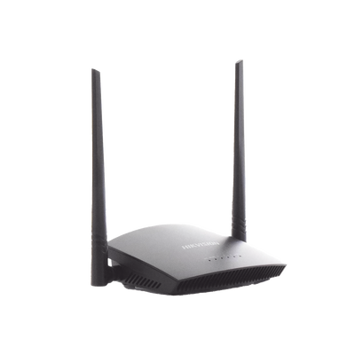 Router Inalámbrico WISP en Banda 2.4 GHz / Hasta 300 Mbps / 4 Puertos 10/100 Mbps /  2 Antenas Omnidireccional de 5 dBi / Interior