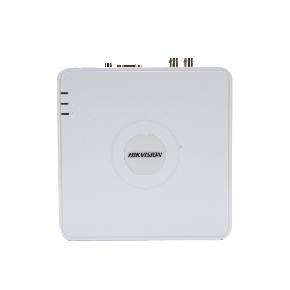 DVR 4 Canales TurboHD + 1 Canal IP / 2 Megapixel (1080p) Lite / Acusense Lite (Evita Falsas Alarmas) / Audio por Coaxitron / 1 Bahia de Disco Duro / H.265+ / Salida de Vídeo Full HD