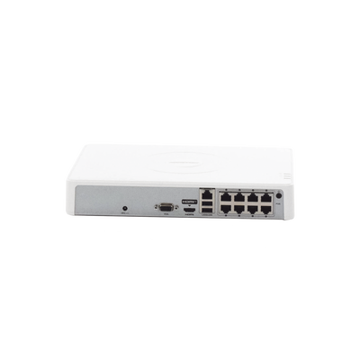 NVR 4 Megapixel (Compatible con Cámaras ACUSENSE) / 8 canales IP / 8 Puertos PoE /1 Bahía de Disco Duro / Salida de Vídeo Full HD