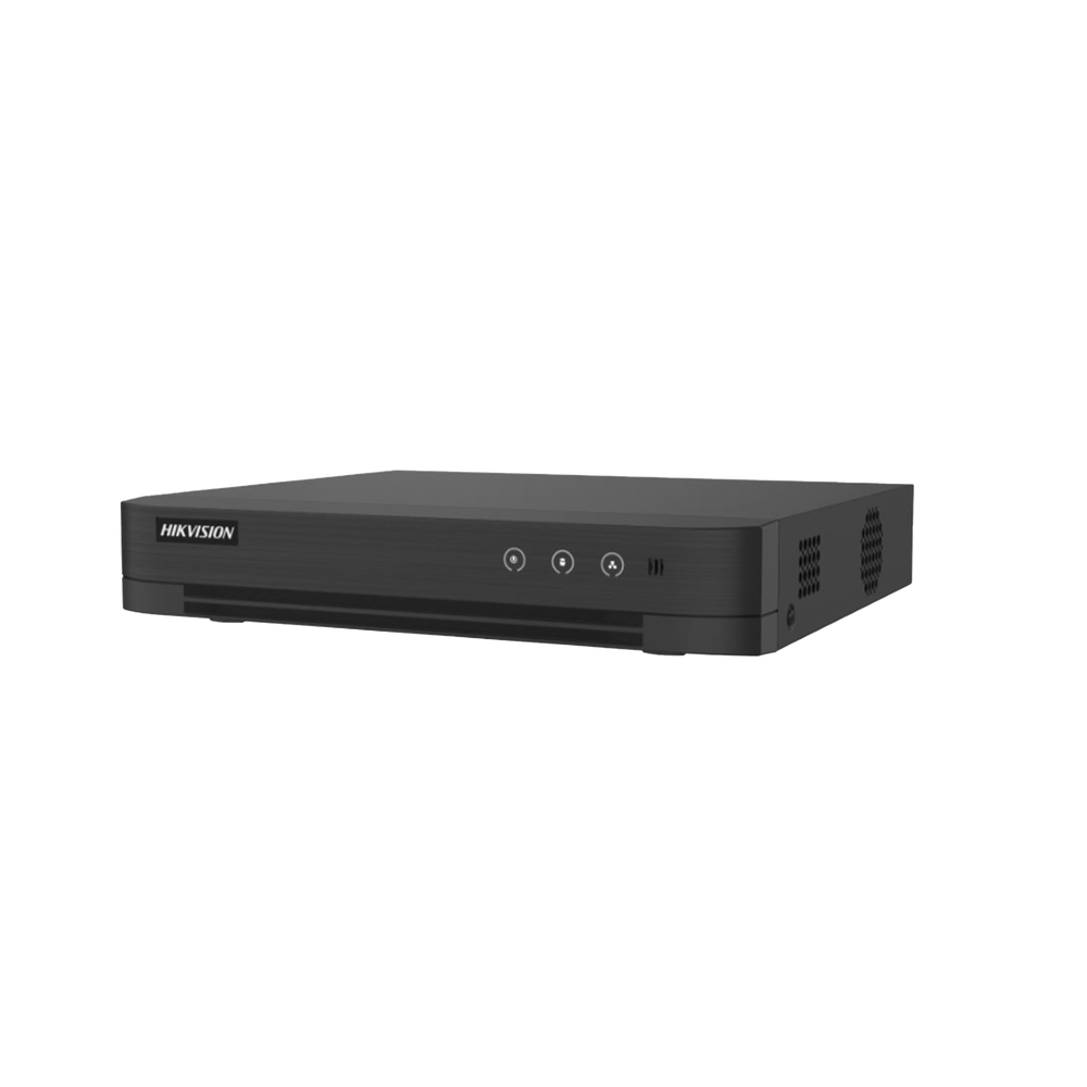 [Audio Bidireccional] DVR 4 Canales TurboHD + 1 Canal IP / 2 Megapixel (1080p) Lite / Acusense Lite (Evita Falsas Alarmas) / Audio por Coaxitron / 1 Bahia de Disco Duro / H.265+ / Salida de Vídeo Full HD