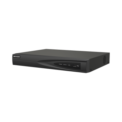 NVR 8 Megapixel (4K) (Compatible con Cámaras ACUSENSE) / 8 canales IP / 8 Puertos PoE+ / 1 Bahía de Disco Duro / Salida de Vídeo en 4K