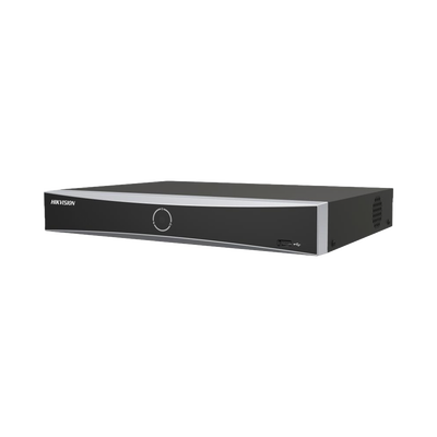 NVR 12 Megapíxel (4K) / 8 canales IP / 8 Puertos PoE+ / Reconocimiento Facial / AcuSense (Evita Falsas Alarmas) / 1 Bahías de Disco Duro / HDMI en 4K / 300 Metros PoE Modo Extendido