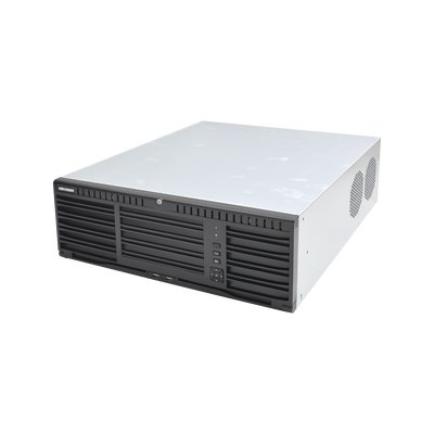 NVR 12 Megapixel (4K) / 256 canales IP / 16 Bahías de Disco Duro / 4 Puertos de Red / Soporta RAID con Hot Swap / NVR de Alto Desempeño