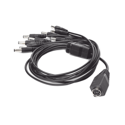 Cable con 9 Vías para Alimentar 8 Cámaras TURBOHD y DVR TURBOHD epcom / HIKVISION