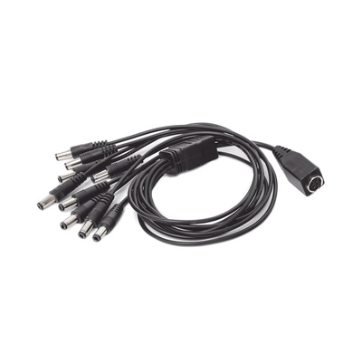 Cable con 9 Vías para Alimentar 8 Cámaras TURBOHD y DVR TURBOHD epcom / HIKVISION