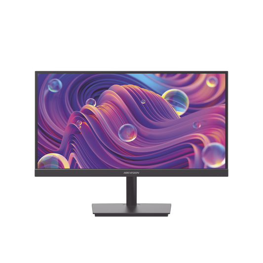 Monitor LED Full HD (1080p) de 23.8" / Ideal para CCTV, Oficina y Hogar / Entrada HDMI-VGA / Montaje VESA ( 75 X 75) / Uso 16/7 / Backlight E-LED / Ultra Delgado