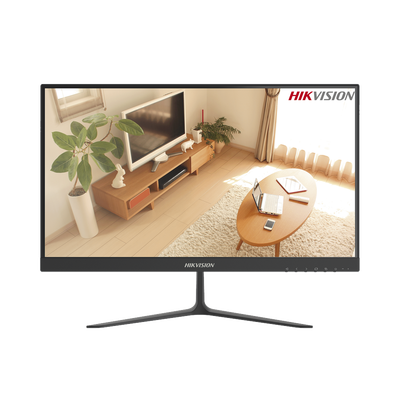 Monitor VA LED Full HD (1920 X 1080) de 23.8" / Ideal para CCTV, Oficina y Hogar / Entrada HDMI-VGA / Montaje VESA (100 X 100) / Uso 24/7 / Backlight E-LED / Ultra Delgado