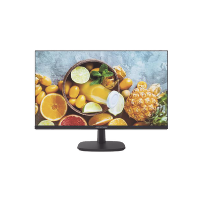 Monitor LED 4K de 27" / Ideal para CCTV, Oficina y Hogar / Entrada HDMI-DP / Montaje VESA (100 X 100) / Uso 24/7 / Backlight E-LED / Ultra Delgado