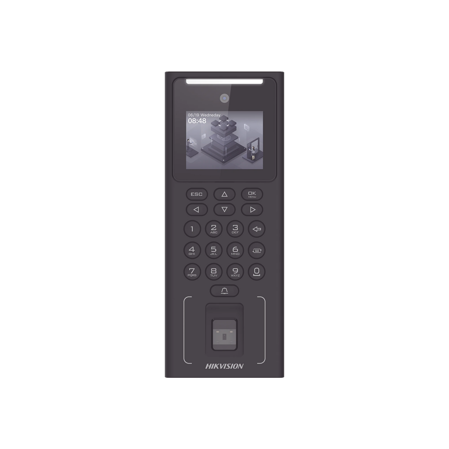 Terminal Facial Min Moe WIFI con Batería de Respaldo / Administrable por Smartphone o Nube /  Acceso y Asistencia /500 Rostros y Lector de Tarjetas MIFARE / 3,000 Huellas / 3,000 Tarjetas