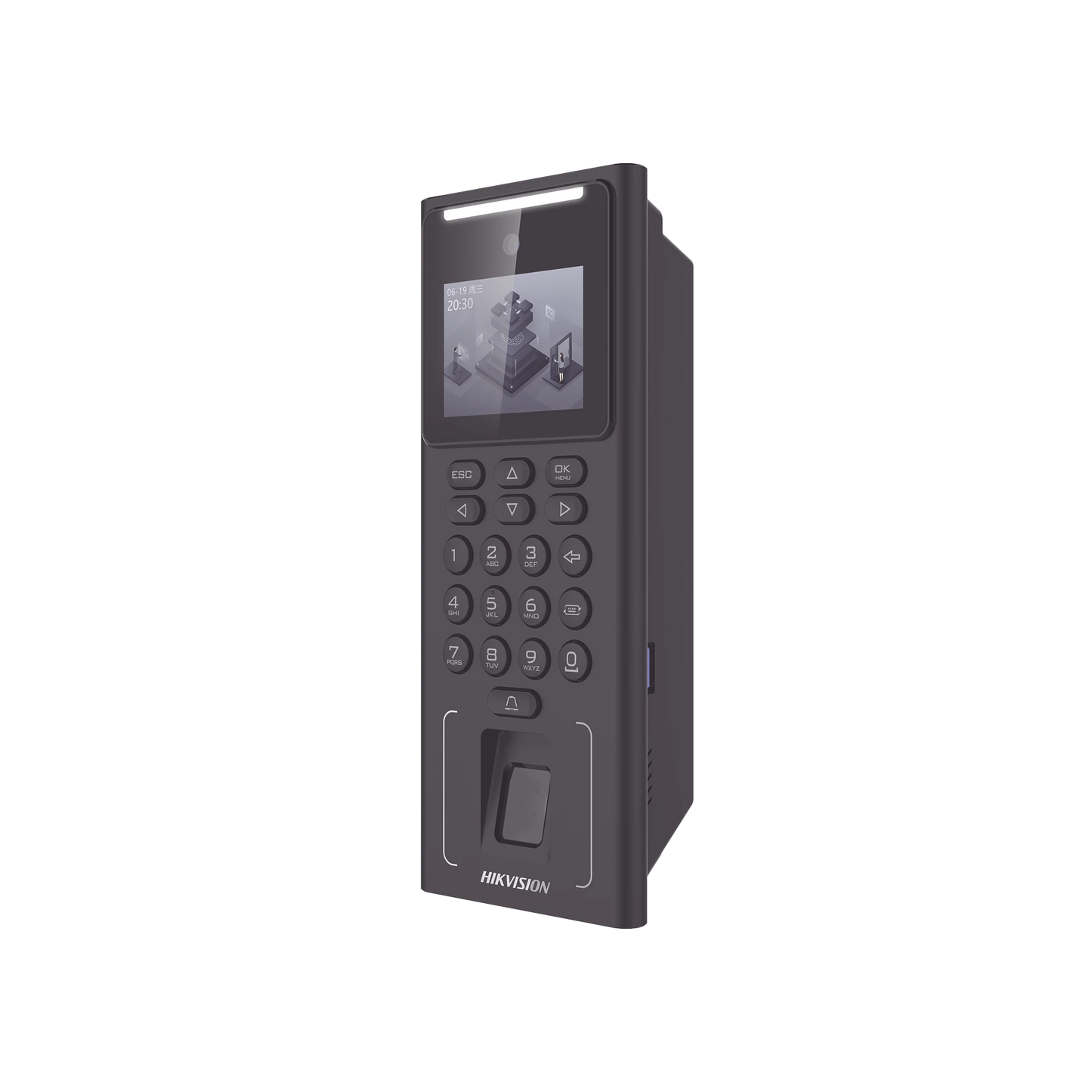 Terminal Facial Min Moe WIFI con Batería de Respaldo / Administrable por Smartphone o Nube /  Acceso y Asistencia /500 Rostros y Lector de Tarjetas MIFARE / 3,000 Huellas / 3,000 Tarjetas