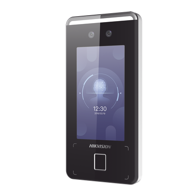 Terminal Facial Min Moe ULTRA RÁPIDO (IP65) / Hasta 1.5 mts en lectura / Soporta P2P Hik-Connect / 3,000 Usuarios /QR y Videoportero (ambientes de bajo ruido)