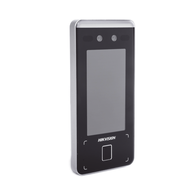 Terminal Facial Min Moe ULTRA RÁPIDO (IP65) / Hasta 1.5 mts en lectura / Soporta P2P Hik-Connect / 3,000 Usuarios /QR y Videoportero (ambientes de bajo ruido)