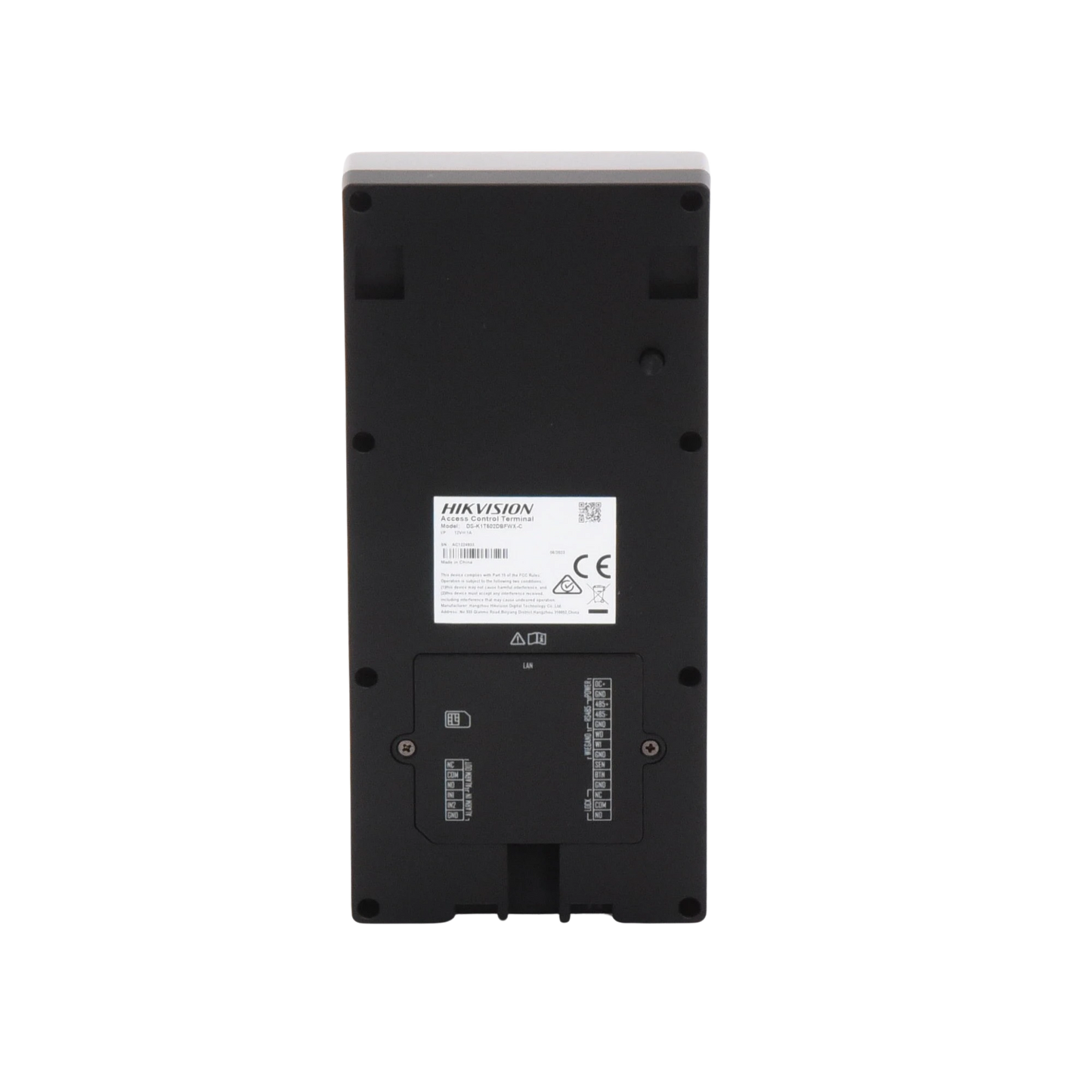 Terminal de Control de Acceso / Videoportero Multiapartamento Llamada a App / Teclado / Exterior Antivandálico IP65 & IK09 / Huella, Tarjeta, Código QR, PIN o App Hik-Connect  / Cámara 2 MP compatible con NVRs