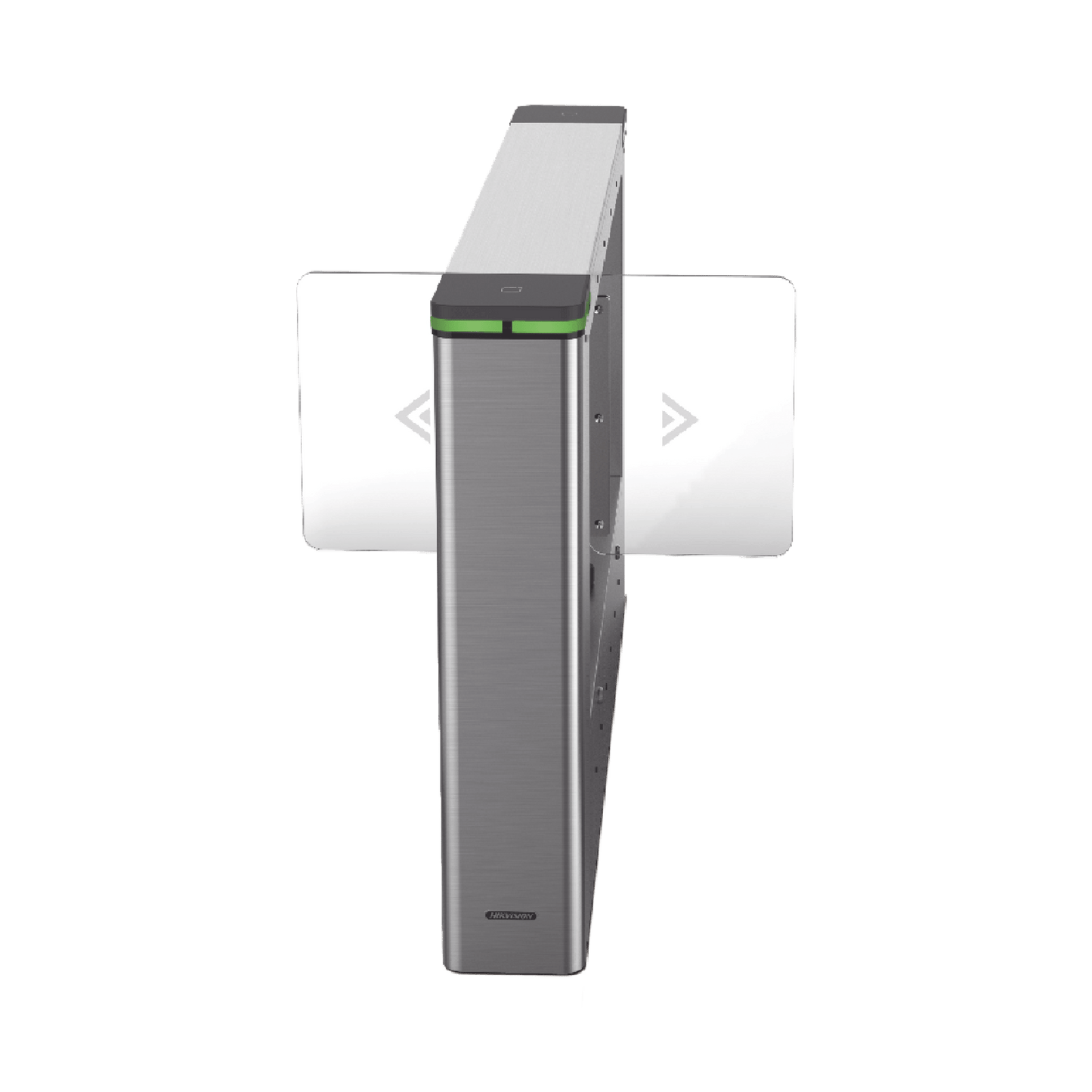 Torniquete Swing CENTRAL para Ampliar Numero de Carriles / Incluye Panel y Lectores de Tarjeta / TCP/IP Administrable por iVMS-4200 (Requiere Torniquete Izquierdo) / Carril de 90 cms / 6,000,000 MCBF / 12 Pares de IR