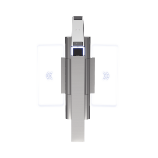 Torniquete Swing Central PREMIUM para Ampliar Carriles / Iluminación LED / Carril de 90 cms / Requiere Torniquetes Izquierdo y Derecho