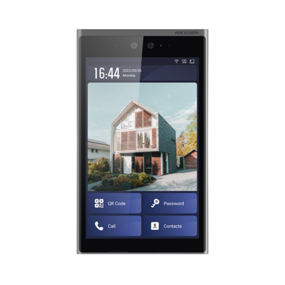 Frente de Calle IP 2 Megapixel (1080p) / Multiapartamento / Pantalla 10.1" Touch Screen / Reconocimiento Facial / Android / IP65 / IK07 / Soporta Modulo de Botones y Huella (por Separado)
