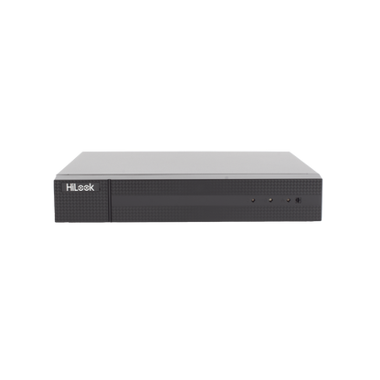 DVR 16 Canales TurboHD + 2 Canales IP / 2 Megapíxel (1080p) Lite / Acusense Lite (Evita falsas alarmas) / Audio por Coaxitron / 1 Bahía de Disco Duro / H.265+ / Salida de Video en Full HD