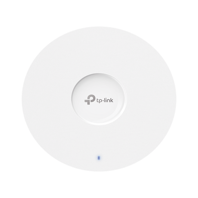 Punto de Acceso Omada Ultra-Rango / Wi-Fi 6 AX6000 MU-MIMO 4x4 /  Mesh Omada / Alta Densidad de Usuarios / Configuración por Controlador o Stand-Alone / Para Montaje en Techo/pared / Alimentación PoE+