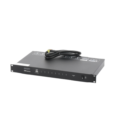 Secuenciador de Potencia | 8 Salidas | Delay de activación de 1 segundo | Recomendado para rack de amplificación o equipos de alta potencia.