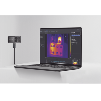MINI2 V2- Cámara Termográfica Portátil para Celulares (Android) /  Conector Tipo USB - C / Lente 3.5 mm / IP40  / JPEG (Imagen) / Video (MP4) / Rango de Medición de -20°C a 400°C
