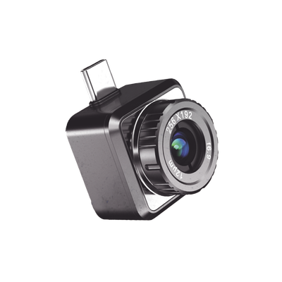 MINI2PLUSV2 - Cámara Termográfica Portátil para Celulares (Android) /  Conector Tipo USB - C / Lente 3.5 mm / IP40  / JPEG (Imagen) / Video (MP4) / Rango de Medición de -20°C a 400°C