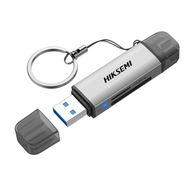 Lector de tarjetas 2 en 1 / Conector Dual USB-A  y USB-C / Soporta SD y MicroSD