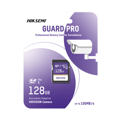 Memoria SD Clase 10 de 128 GB / Especializada Para Videovigilancia
