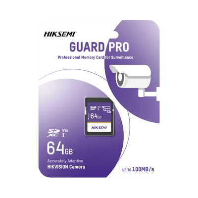 Memoria SD Clase 10 de 64 GB / Especializada Para Videovigilancia