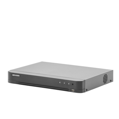 DVR 4 Canales TurboHD + 2 Canales IP / 5 Megapixel Lite - 3K Lite / Acusense (Evita Falsas Alarmas) / Audio por Coaxitron / Reconocimiento de Rostros (Base de Datos) / 1 Bahía de Disco Duro / H.265+ / Salida de Video en Full HD