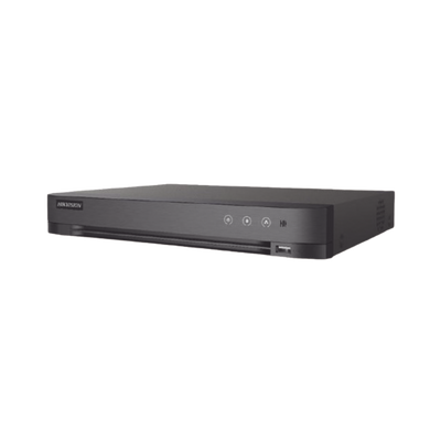 DVR 8 Canales TURBOHD + 4 Canales IP / 5 Megapixel Lite - 3K Lite / Audio de Dos Vías por Coaxitron / Reconocimiento Facial / ACUSENSE (Evista falsas alarmas) / 1 Bahía de Disco Duro / Salida de Video en Full HD