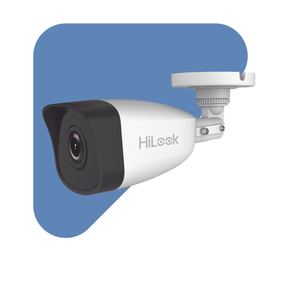 HiLook Series / Bala IP 4 Megapixel / 30 mts IR / Exterior IP67 / PoE / WDR 120 dB / Lente 2.8 mm / H.265+ / Onvif