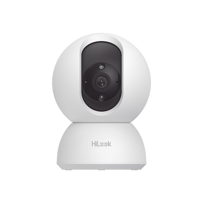 Mini Domo PT IP 2 Megapixel / Lente 4 mm / 10 mts IR / WiFi / Compatible con HiLook Vision App / Uso Residencial / Audio de Dos Vías / Memoria Micro SD / H.265+