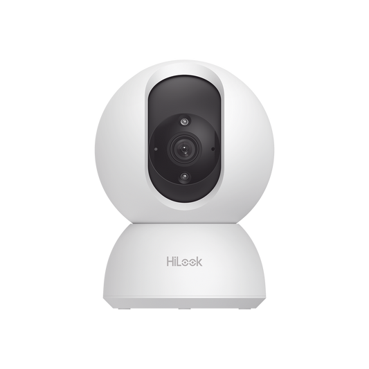 Mini Domo PT IP 2 Megapixel / Lente 4 mm / 10 mts IR / WiFi / Compatible con HiLook Vision App / Uso Residencial / Audio de Dos Vías / Memoria Micro SD / H.265+