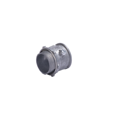 Conector 3/4" (19mm) pared delgada con tornillo tipo americano galvanizado etiqueta verde