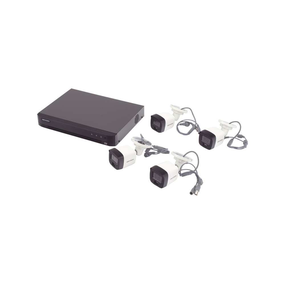[Dual Light] Kit TurboHD 3K (5 Megapixel) / DVR 4 Canales / 4 Cámaras ...