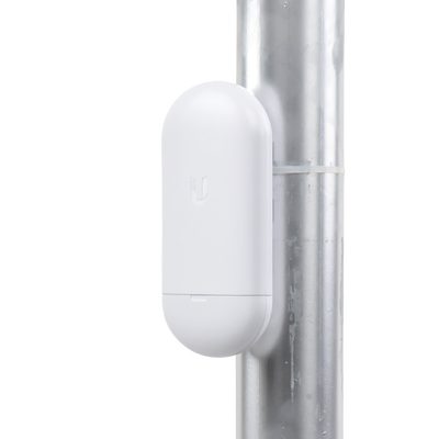 NanoStation airMAX Loco5AC CPE hasta 450 Mbps, 5 GHz (5150 - 5875 MHz), con antena integrada de 13 dBi, no incluye adaptador PoE