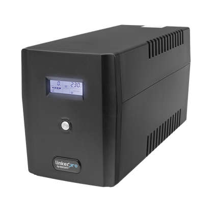 UPS, L/NTERACTIVA, 1500VA/900W 6 CONTACTOS NEMA 5-15R C/PANTALLA LCD Y PROTECCION RJ45/USB