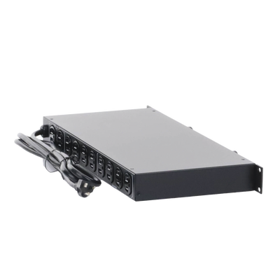 PDU para Distribución de Energía, Montaje en Rack, 11 salidas, Instalación Horizontal, de 19in, 1U, 15 Amp, 120 Vca, Con Indicador Led