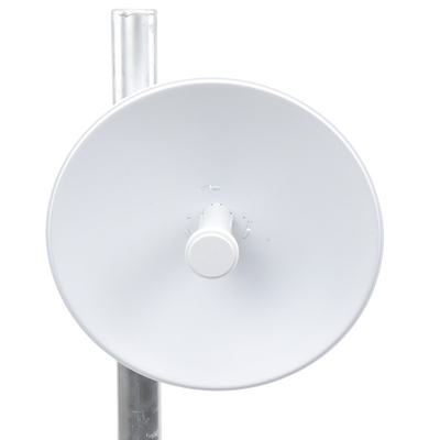 PowerBeam airMAX M5, larga distancia, frecuencia 5 GHz (5170-5875 MHz) con antena tipo plato de 25 dBi
