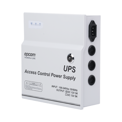 Fuente de Poder Profesional de 1 Salida de 11-15 Vcc / 3 Amper / Temporizador Integrado / Soporta Batería de Respaldo (No Incluida) / Voltaje de Entrada: 96 - 264 Vca