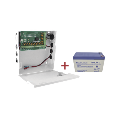 Kit / Fuente con 18 salidas / 20 Amperes totales / Ajuste de voltaje de 11-15 V / 20 A modelo PLK12DC20ABK / + Batería incluída LK712