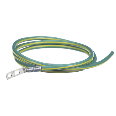 Kit de Jumper para Conexión de Gabinete o Rack de Telecomunicaciones a Barra de Tierra Física, 6 AWG, 1.52 m de Largo