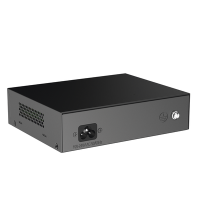Switch de 6 Puertos 10/100 Mbps, PoE+ hasta 54 Watts, No Administrable