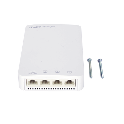 Punto de acceso Wi-Fi 5 para interior en pared con 1 puerto PoE Out, hasta 1.7 Gbps doble banda 802.11ac MU-MIMO 2x2