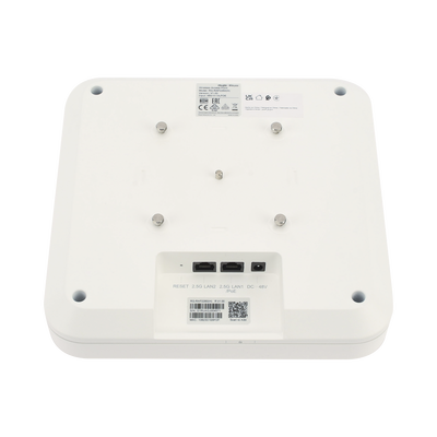 Punto de Acceso con doble puerto multi-gigabit 2.5G Wi-Fi 6 Interior en Techo hasta 5.9 Gbps, doble banda 802.11 AX6000 MU-MIMO 4x4