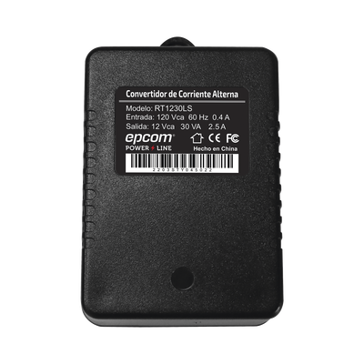 Transformador de Pared 12 Vca 30 VA