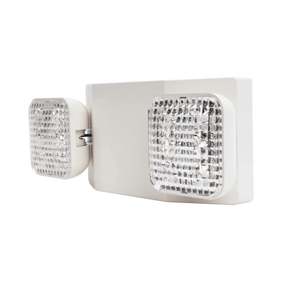 Luz LED de Emergencia Dual LED /150 lúmenes/Luz fría/Batería de Respaldo Incluida/Botón de test.