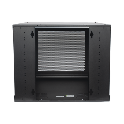 Gabinete de Pared con Puerta Perforada, 635mm de Profundidad, 9U Rack de 19'', Acero Reforzado